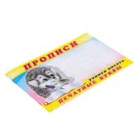 Раскраска-пропись &laquo;Учимся писать печатные буквы&raquo;