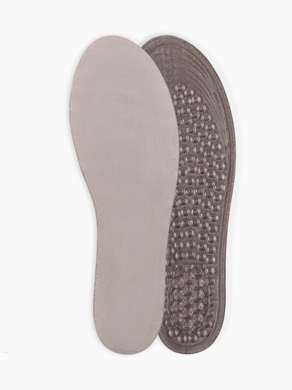 Стельки (полиэстер, силикон) универс 36-40р-р 27см (пара) серый пак SS