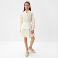 Юбка(баска) для девочки MINAKU: PartyDress, цвет белый, рост 122 см Юбка(баска) для девочки MINAKU: PartyDress, цвет белый, рост 122 см