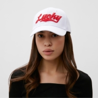 Бейсболка MIST "Lucky", цвет белый, размер 56-58 Бейсболка MIST "Lucky", цвет белый, размер 56-58
