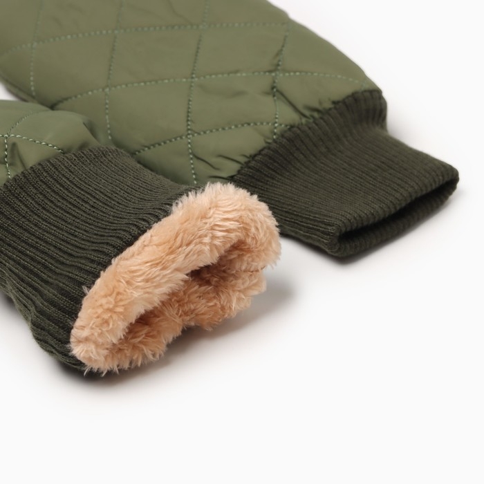 Варежки женские MINAKU, цвет хаки, 24 см Варежки женские MINAKU, цвет хаки, 24 см