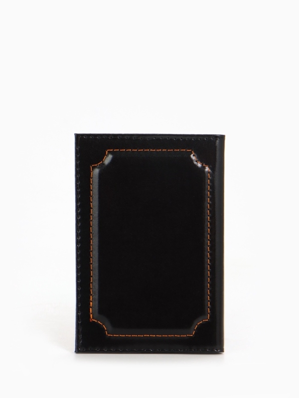 Обложка для паспорта, цвет чёрный