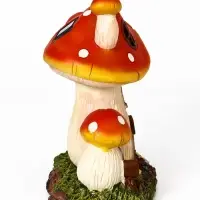 Садовый фонарь 20 х 10 х 16 "Грибной дом" GMV-0339