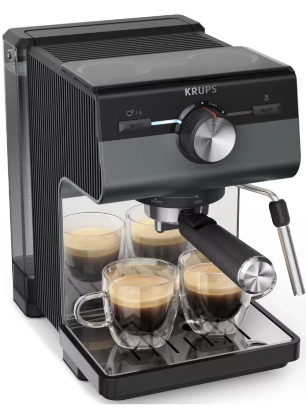 Рожковая кофеварка Authentic+ XP384G10, серый