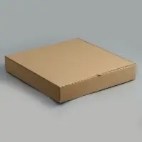 Упаковка для пиццы, бурая, 36 х 36 х 6 см