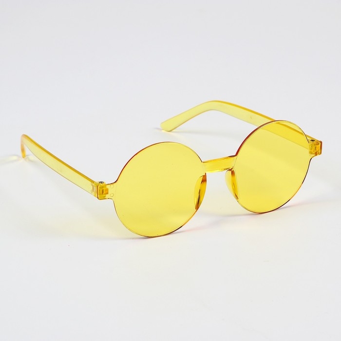 Карнавальные очки &laquo;Круглые&raquo;, цвета МИКС