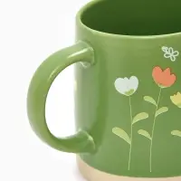 Кружка чайная керамическая &laquo;Полевые цветы&raquo;, 360 мл, ручная работа