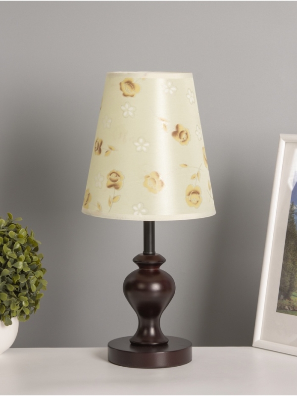 Лампа настольная BayerLux ЭКО "Сол" 1х40Вт Е27 венге 20х20х45см