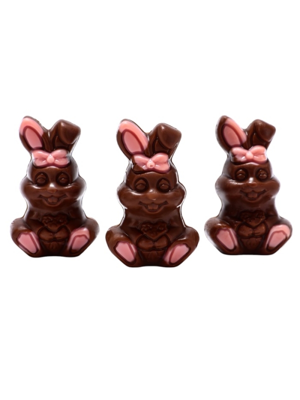 Шоколадные фигурки Шоколадные фигурки "Пасхальные кролики", 60 г