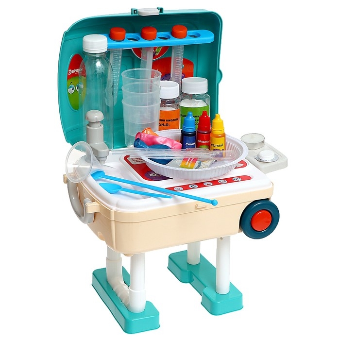 Набор для опытов &laquo;Моя первая лаборатория. Новый год&raquo;, стол 3 в 1, 60 опытов