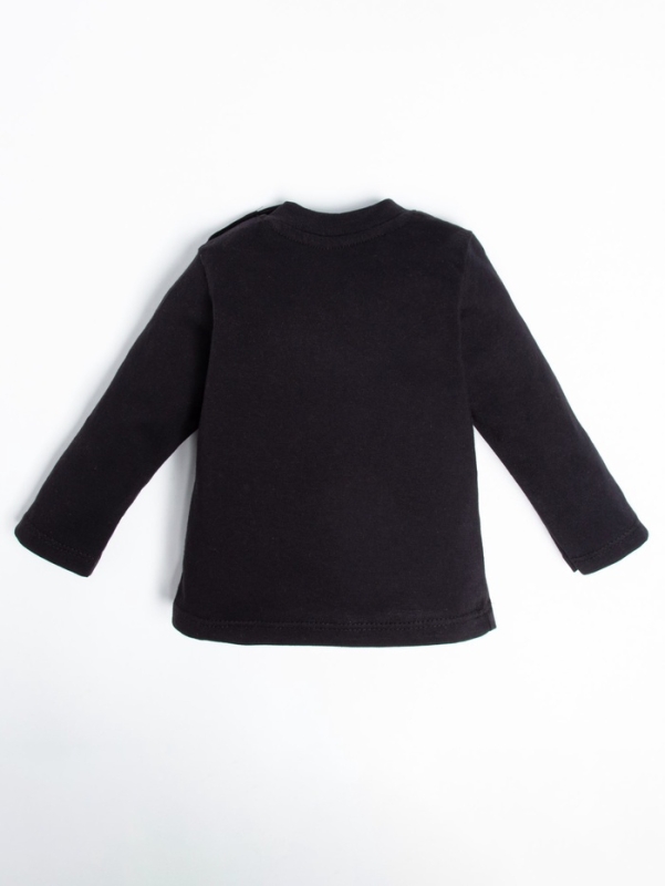 Лонгслив Крошка, Я Little Boss, рост 74-80 см, чёрный