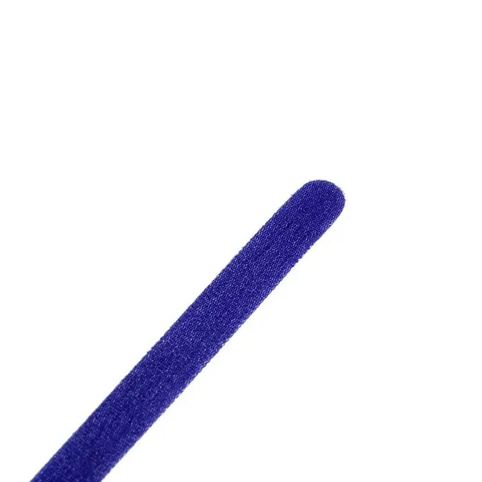 Стяжки-липучки для проводов 150&times;10&times;1.5 мм ТУНДРА, синяя, 10 шт.