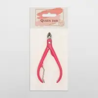 Кусачки маникюрные для кутикулы, 11 см, длина лезвия-8 мм, МИКС