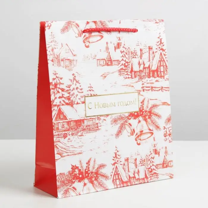 Пакет ламинированный &laquo;Новогодняя пора&raquo;, ML 23 х 27 х 8 см