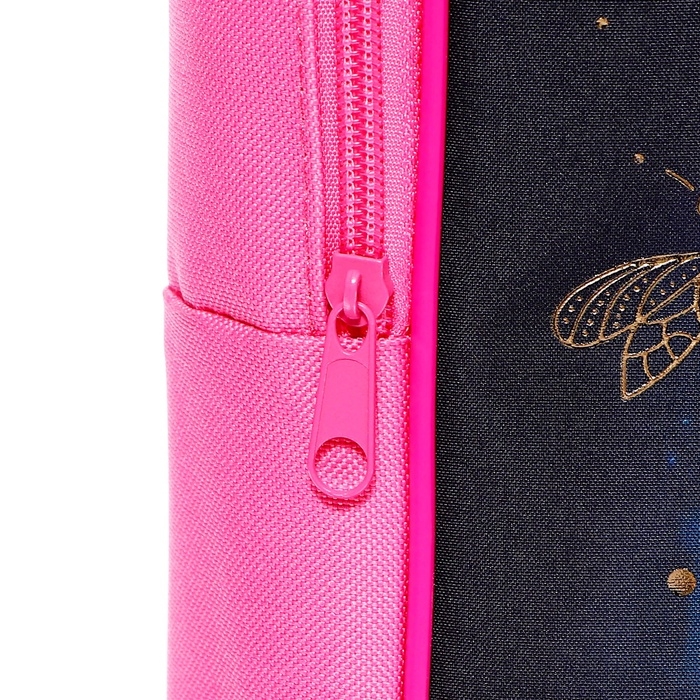 Папка А3 с ручками текстиль 75 мм 475*345 мм ПМД 3-22-4 дев Стрекозы (тесьма) фольга 72961