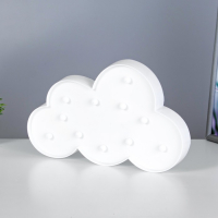 Ночник "Облачко" 11хLED батарейки 2хАА МИКС 29х3х18 см RISALUX