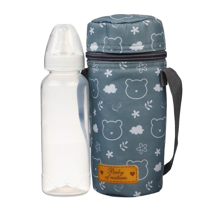 Термосумка для бутылочки &laquo;Мишка&raquo;, форма тубус