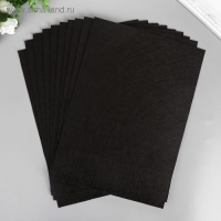 Фетр мягкий "Черный" 1 мм (набор 10 листов) формат А4 Фетр мягкий "Черный" 1 мм (набор 10 листов) формат А4