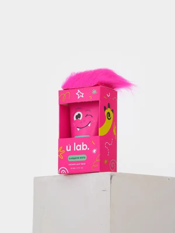 Лосьон для тела детский &laquo;Монстрики&raquo;, аромат сладкая вата, ULAB