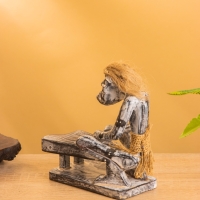 Сувенир &laquo;Абориген музыкант&raquo;, 14&times;8&times;16 см, дерево