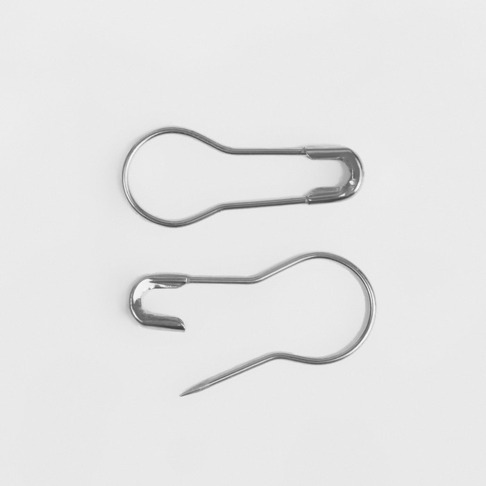 Булавки с круглым концом, 22 мм, 1000 шт, цвет серебряный