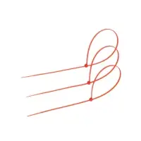 Хомут нейлоновый для стяжки, ТУНДРА, 3.6&times;300 мм, красный, 25 шт.