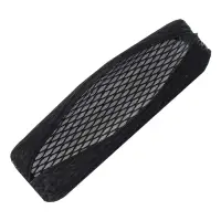 Пенал школьный на молнии Calligrata "Сетка", чёрный