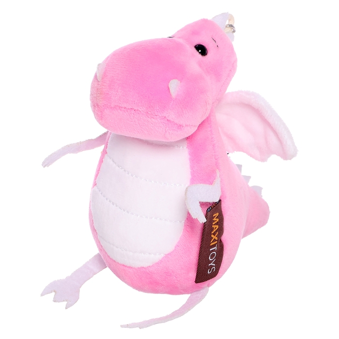 Мягкая игрушка &laquo;Дракончик&raquo;, розово-белый животик, 13 см