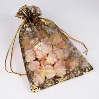 Мешочек подарочный органза &laquo;Золото&raquo;, 16 х 24 см +/- 1.5 см