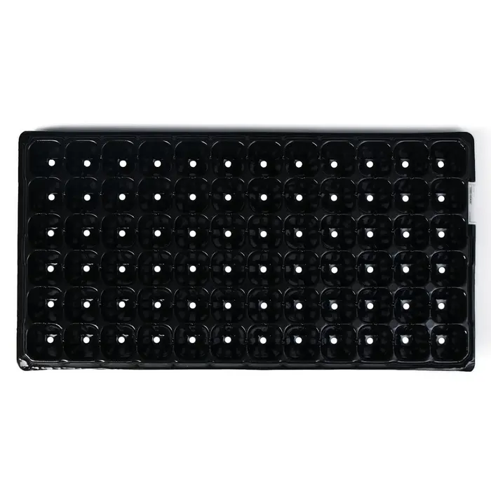 Кассета для рассады, на 72 ячейки, по 50 мл, из пластика, чёрная, 54&times;28&times;4 см, Greengo