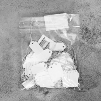 Ценник набор 100 шт., 3,3&times;1,8 см цвет белый