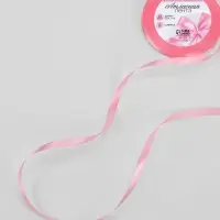 Лента атласная, 6 мм, 23&plusmn;1 м, нежно-розовая №147
