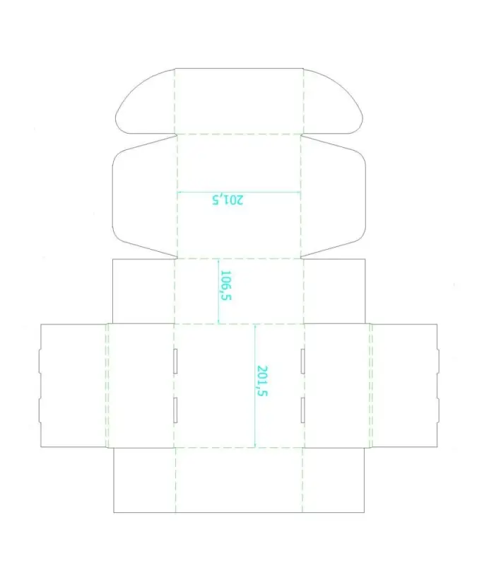 Коробка Medio, крафт