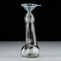 Набор "Chlenex", стакан 100 мл, трубочка, неоновые браслеты 4шт, воронка