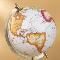 Глобус сувенирный 23х20х38 см, подставка мрамор