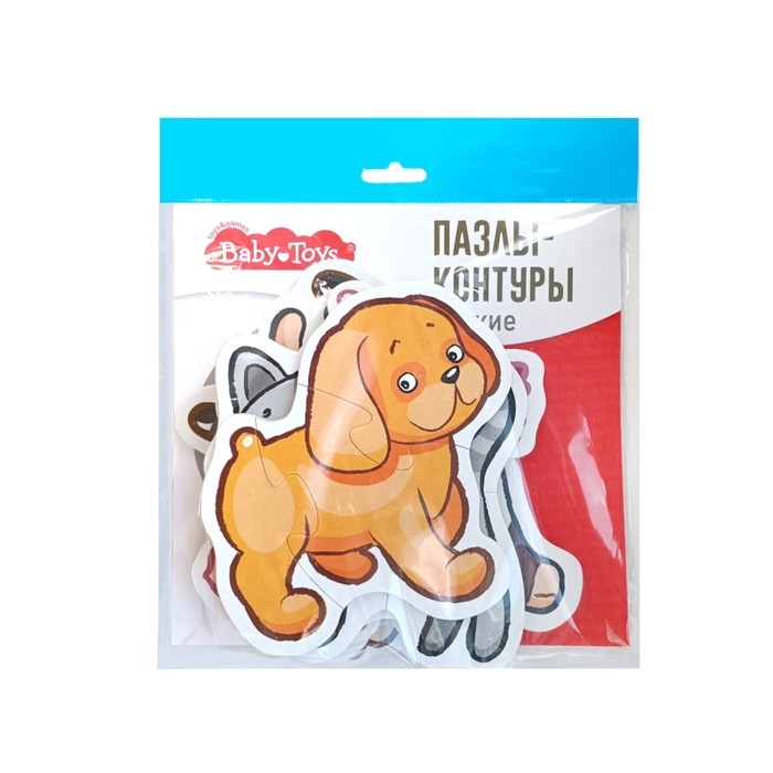 Пазлы-контурные «Домашние животные», мягкий Пазлы-контурные «Домашние животные», мягкий