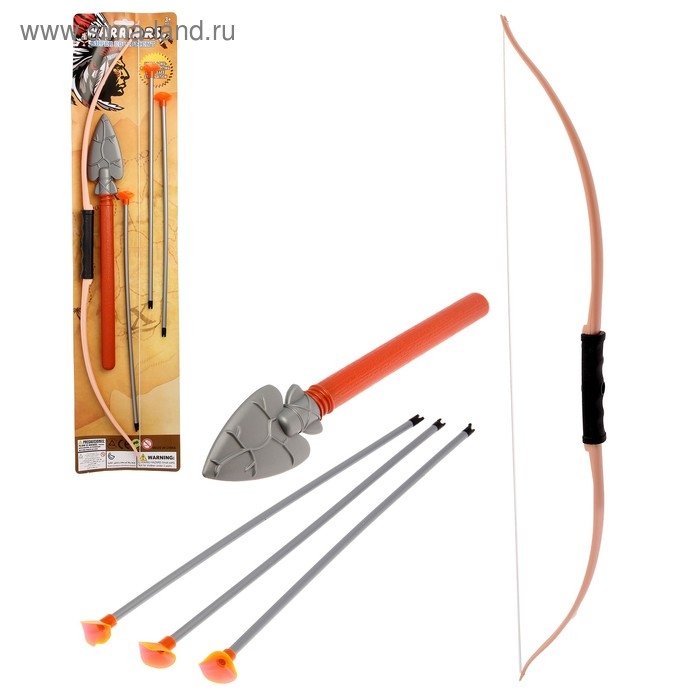 Набор индейца «Апач»: лук, присоски, нож Набор индейца «Апач»: лук, присоски, нож