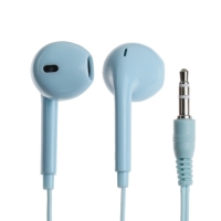 Наушники U19, проводные, вкладыши, 1 м, Jack 3.5 мм, синие Наушники U19, проводные, вкладыши, 1 м, Jack 3.5 мм, синие