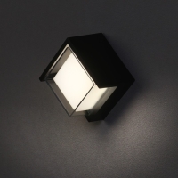 Светильник фасадный &laquo;Сити&raquo;, FSD-037, 5 Вт, 4000К, квадрат, IP65, 220 В, пластик, черный