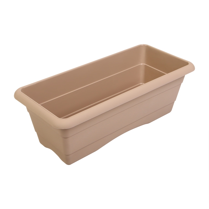 Ящик для цветов, 48 &times; 22 &times; 17 см, 10 л, цвет капучино