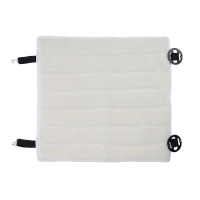 Накидка на переднее сиденье, натуральная шерсть, короткий ворс, белый Накидка на переднее сиденье, натуральная шерсть, короткий ворс, белый