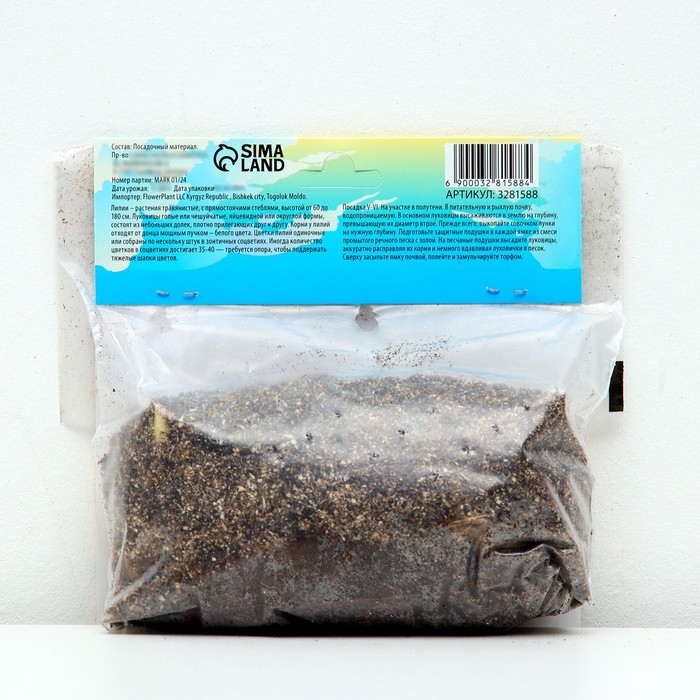 Лилия Азиатская Лилия Азиатская "Перл Мелани", р-р 12/14, 3 шт,