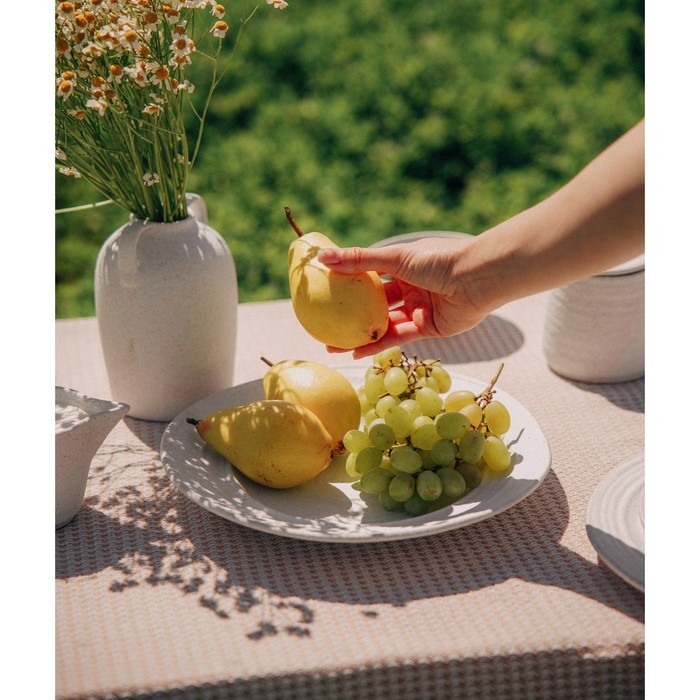 Тарелка керамическая SL Home &laquo;Арена Бланка&raquo;, d=30 см, цвет белый