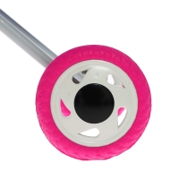 Коляска кукольная №3, цвет голубой с серым