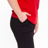 Брюки женские, цвет чёрный, размер 48 Брюки женские, цвет чёрный, размер 48