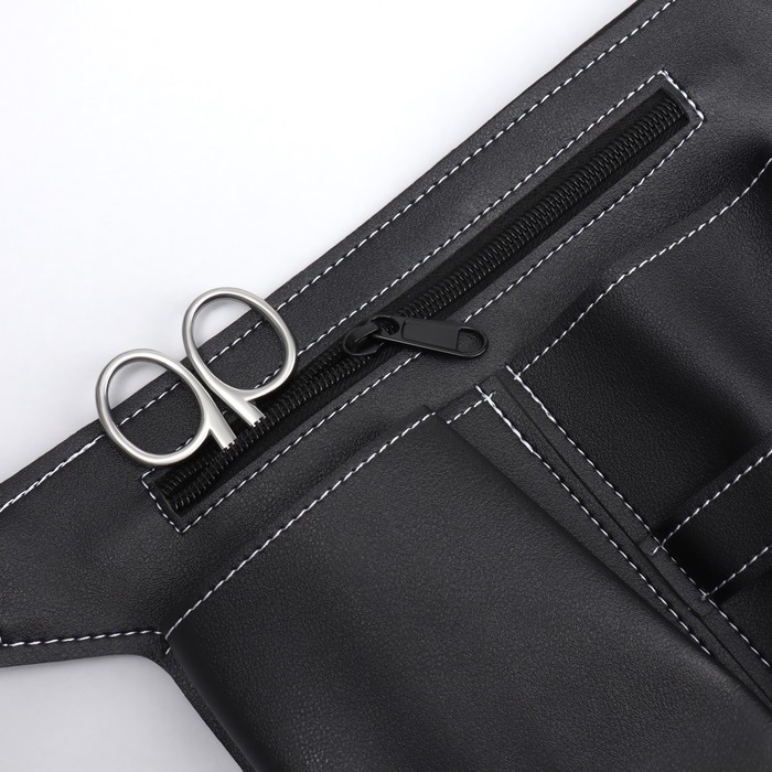 Сумка для мастера, 28 × 19,5 см, 2 кармана, 1 отдел, цвет чёрный Сумка для мастера, 28 × 19,5 см, 2 кармана, 1 отдел, цвет чёрный