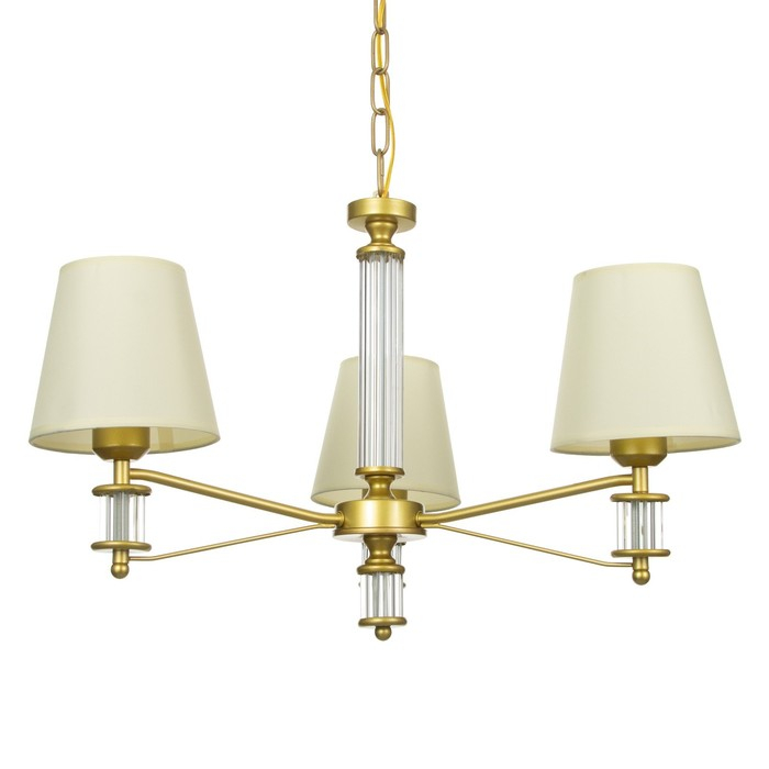 Люстра 1091/3GD 40Вт Е27 золото 60х60х38-78 см