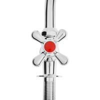 Моносмеситель ZEIN Z10, кран-букса 1/2" латунь, пластик, без подводки, хром