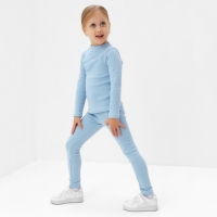 Термобелье для девочки (лонгслив, легинсы) цвет голубой, рост 122 Термобелье для девочки (лонгслив, легинсы) цвет голубой, рост 122