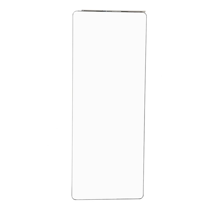 Зеркало выдвижное в шкаф на рельсах, 90 х 35см, черное